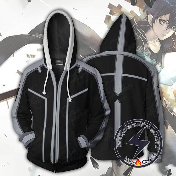 Sword Art Online Kirito Zip Up Hoodie Jacket